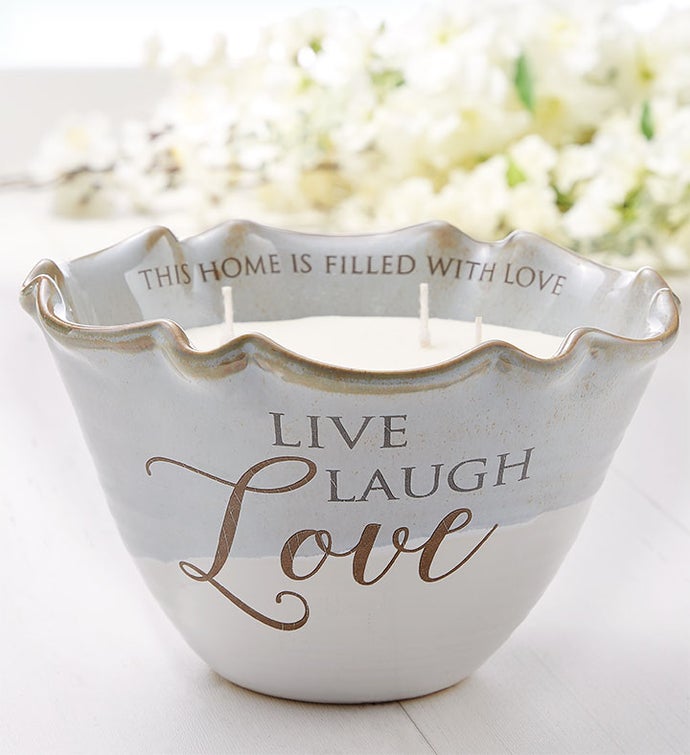 Live, Love, Laugh Tranquility Candle